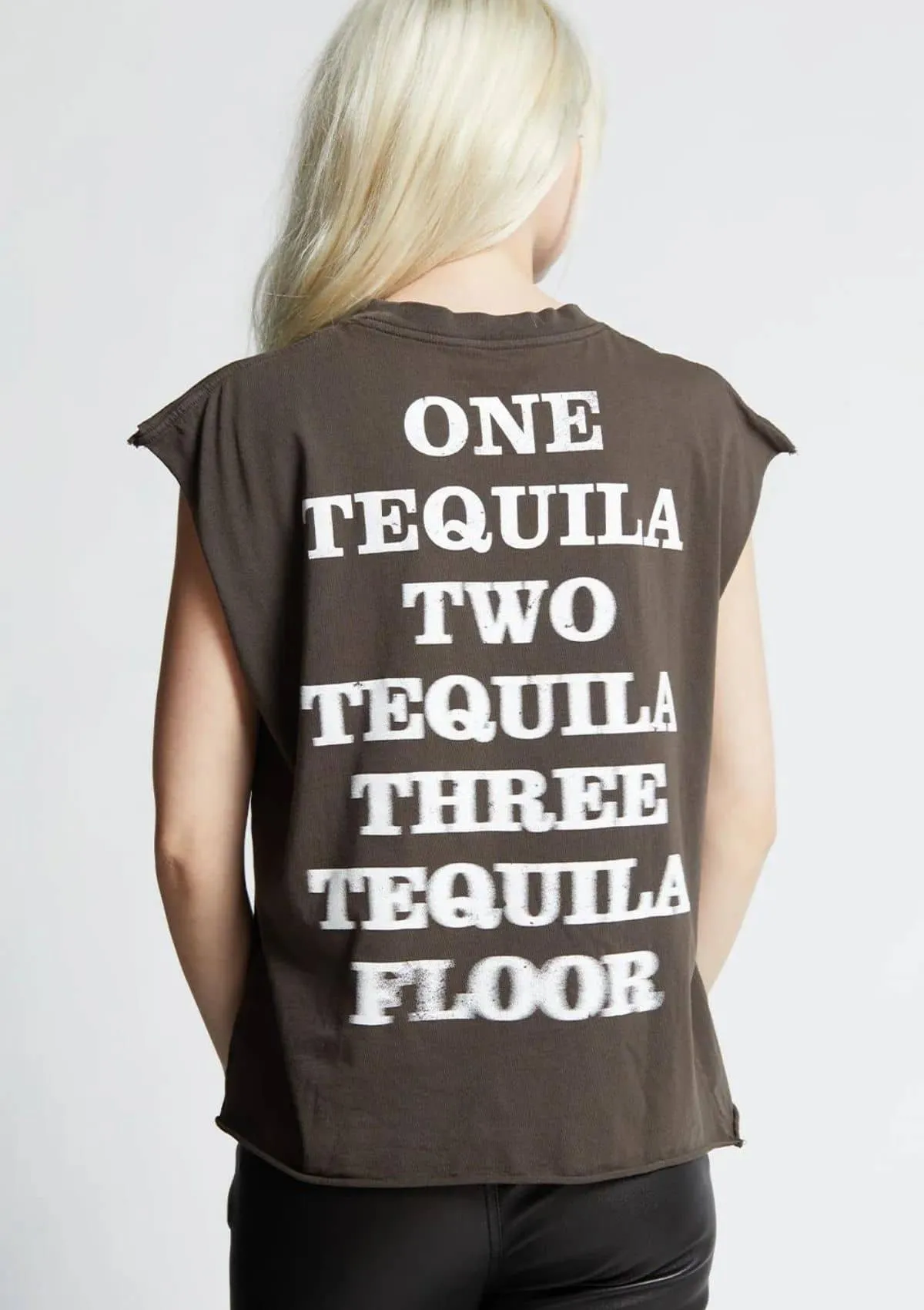 228 Tequila Por Favor Fitted Tee - Pepper