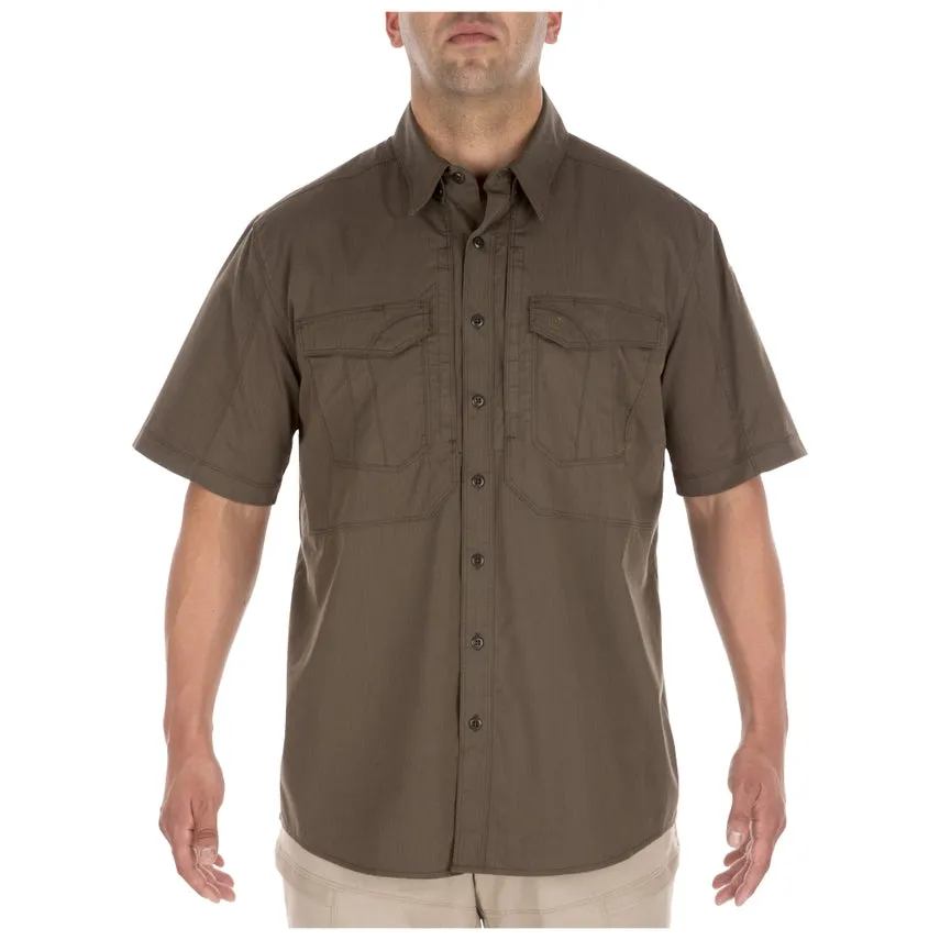 5.11 Mens Stryke Short Sleeve Button Down Polo Shirt - Size 3XL