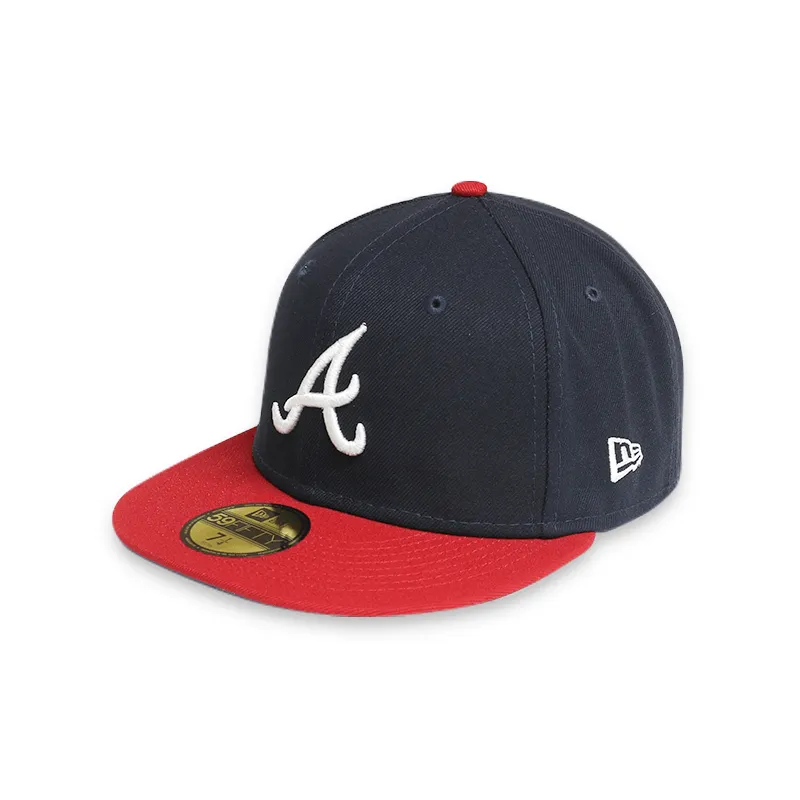 [60243505] Atlanta Braves 98 WS POP SWEAT Navy 59FIFTY Men's Fitted Hat