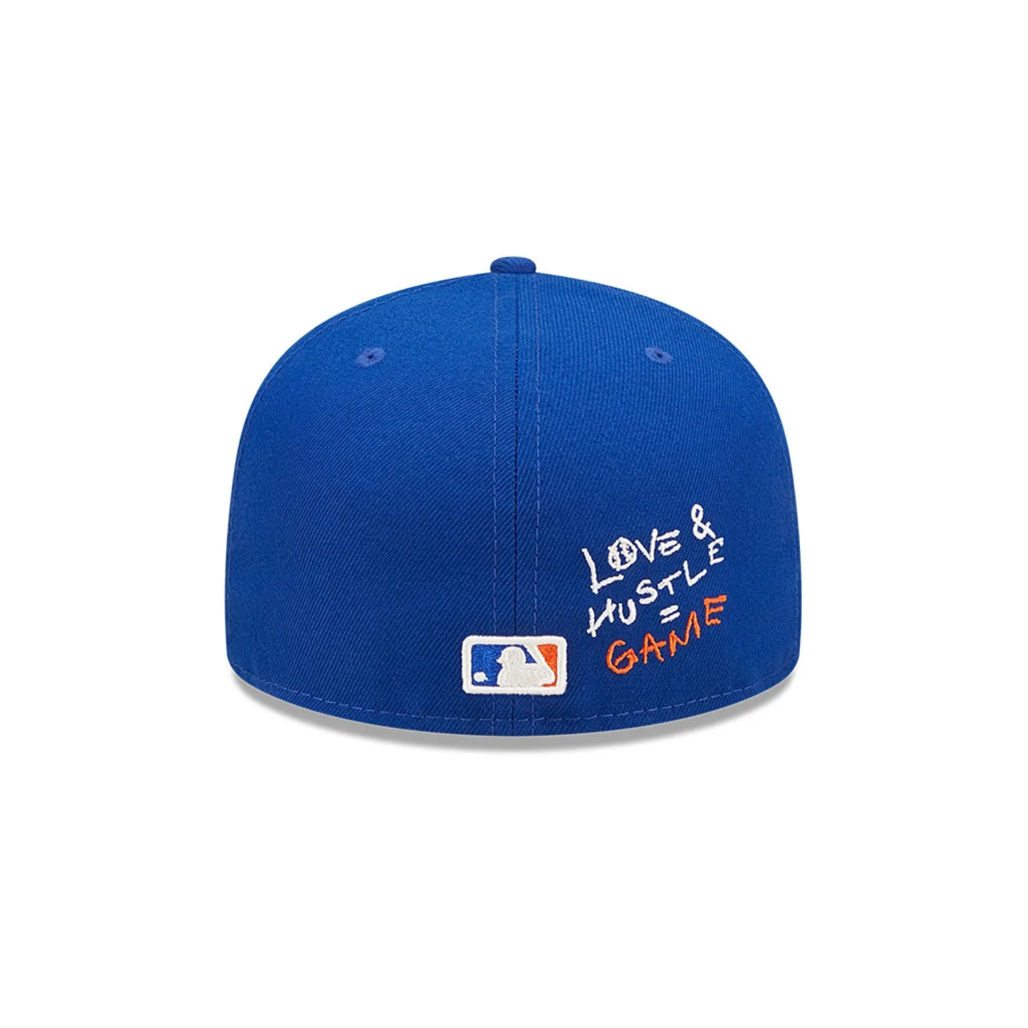 [60243672] New York Mets 86 WS Team Heart Blue 59FIFTY Mens Fitted Hat