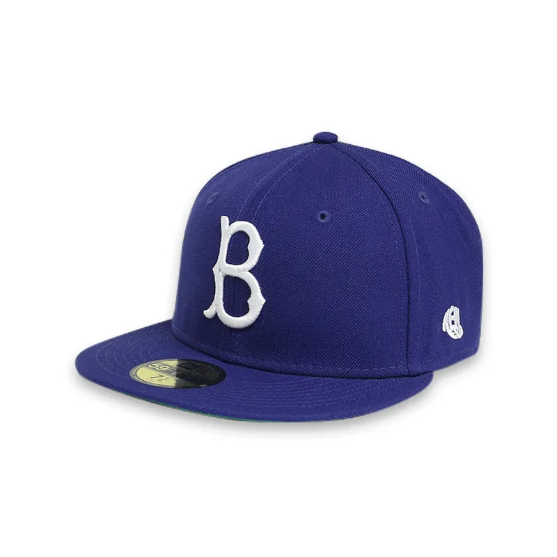 [60244520] Brooklyn Dodgers Logo History Blue 59FIFTY Men's Fitted Hat