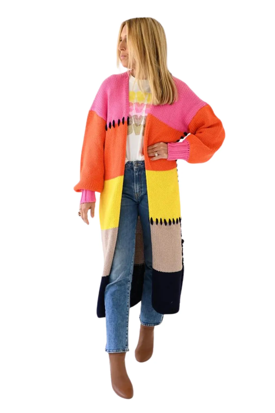 Alaina Stripe Duster, Cabin Stripe