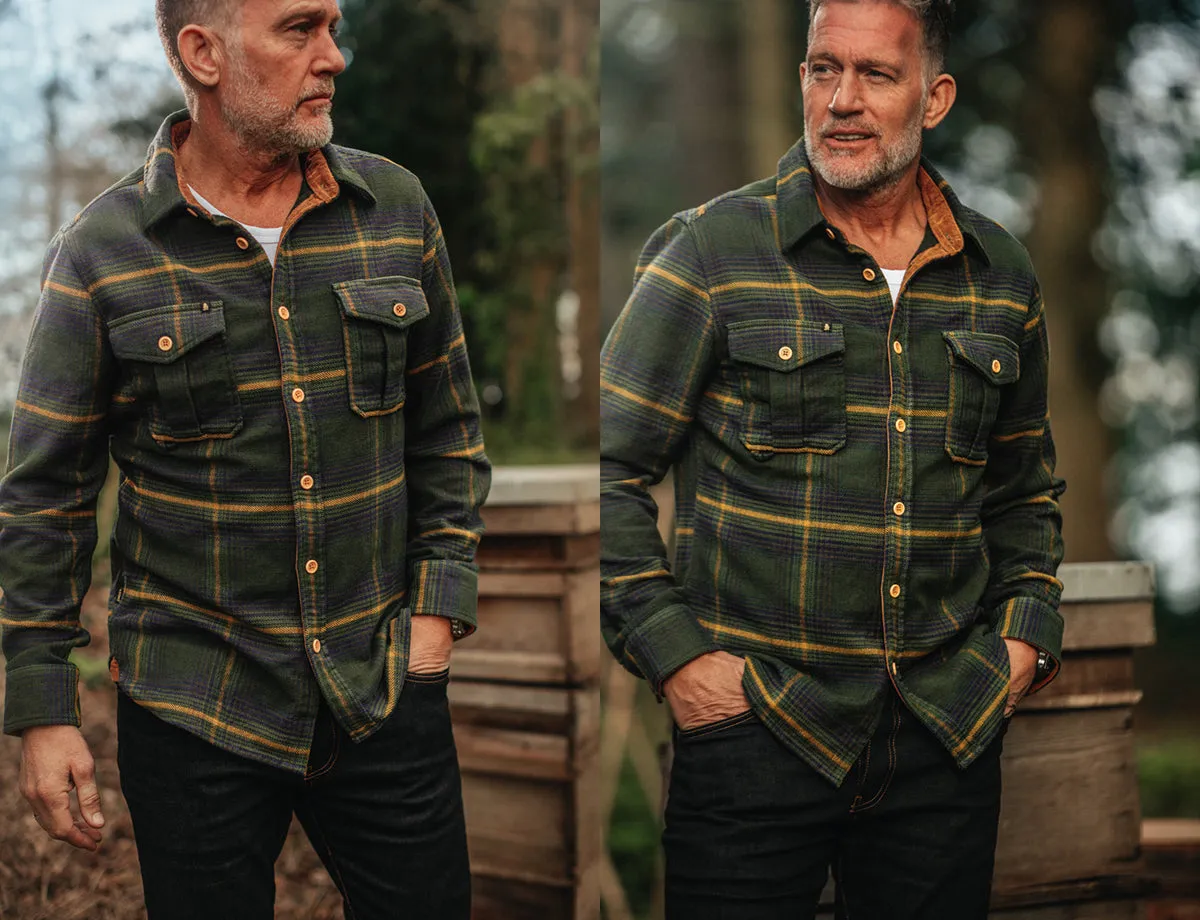 &SONS Eiger Mountain Shirt Green Check