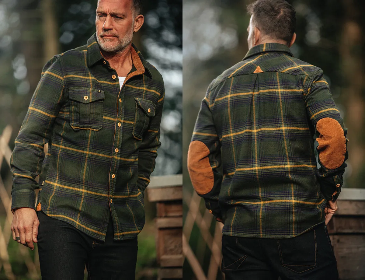 &SONS Eiger Mountain Shirt Green Check