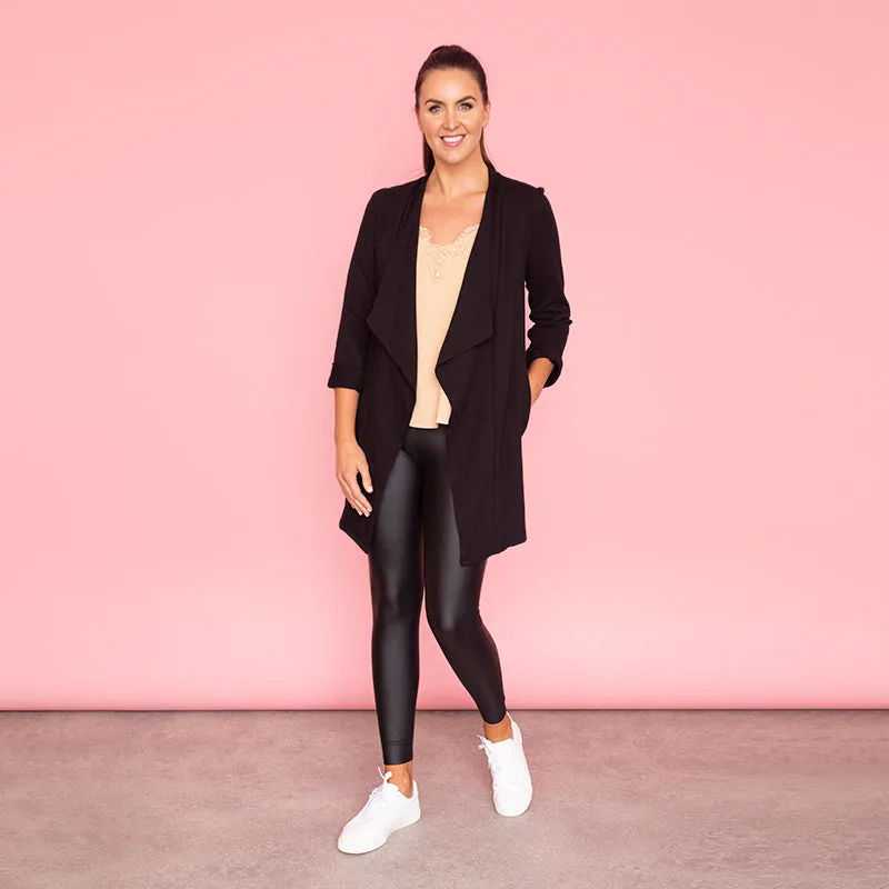 Amy Stretch Blazer (Black)