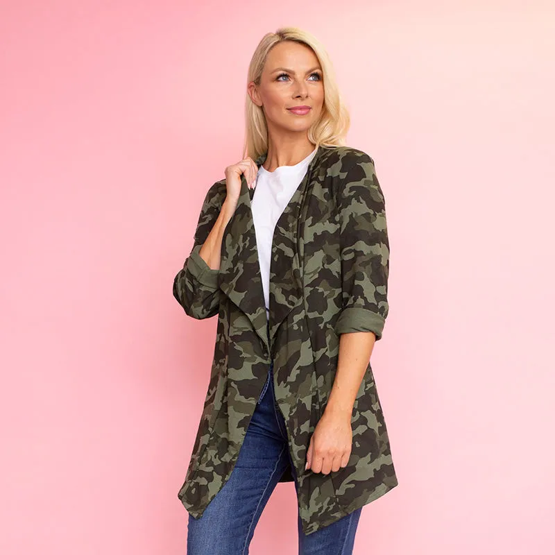 Amy Stretch Blazer (Camo)