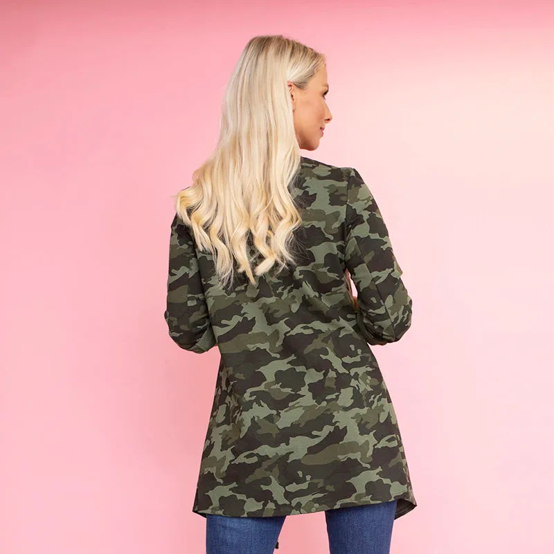 Amy Stretch Blazer (Camo)