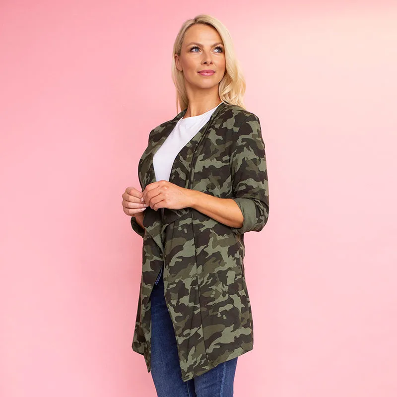 Amy Stretch Blazer (Camo)