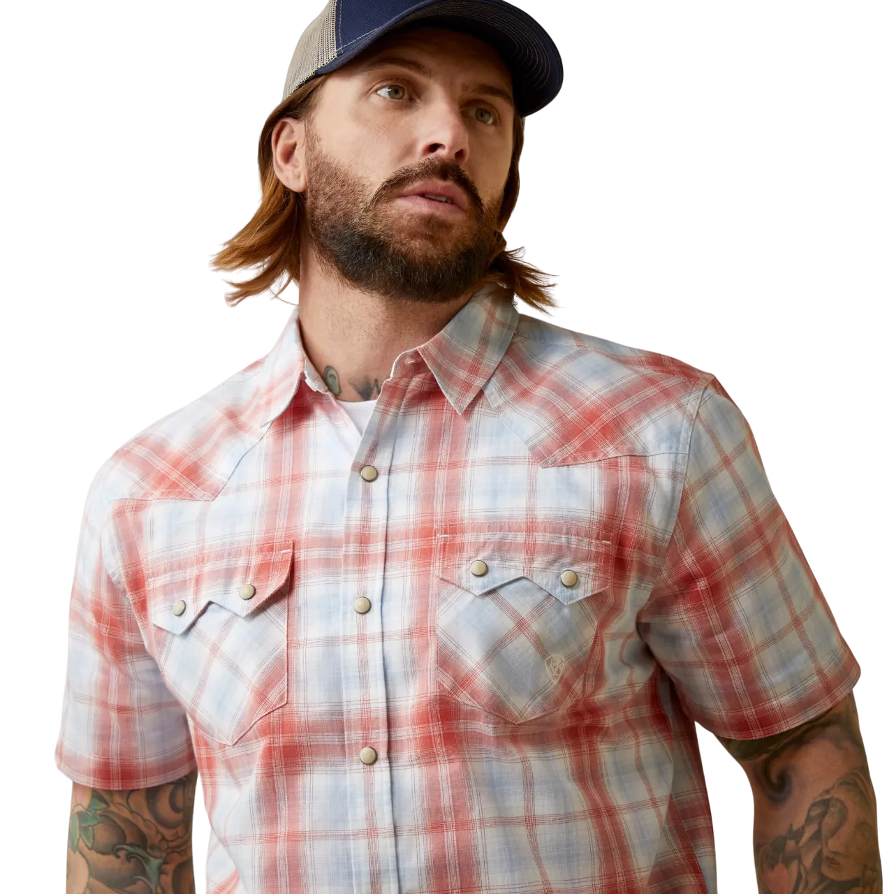 Ariat Men's Faded Brick Harter Retro Fit Shirt