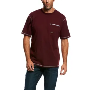 Ariat Men's Rebar Workman T-Shirt - Malbec