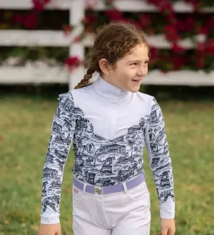 Belle & Bow - Ocala Long Sleeve Show Shirt