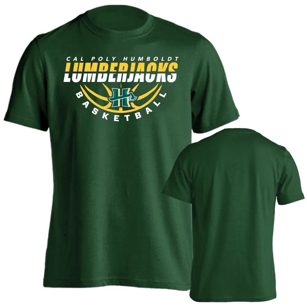 Cal Poly Humboldt Lumberjacks Basketball Nothing But Net Short Sleeve T-Shirt