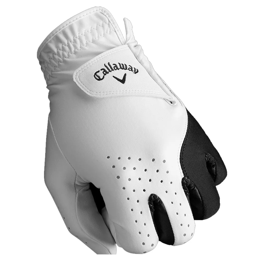 Callaway Weather Spann White Mens Golf Glove