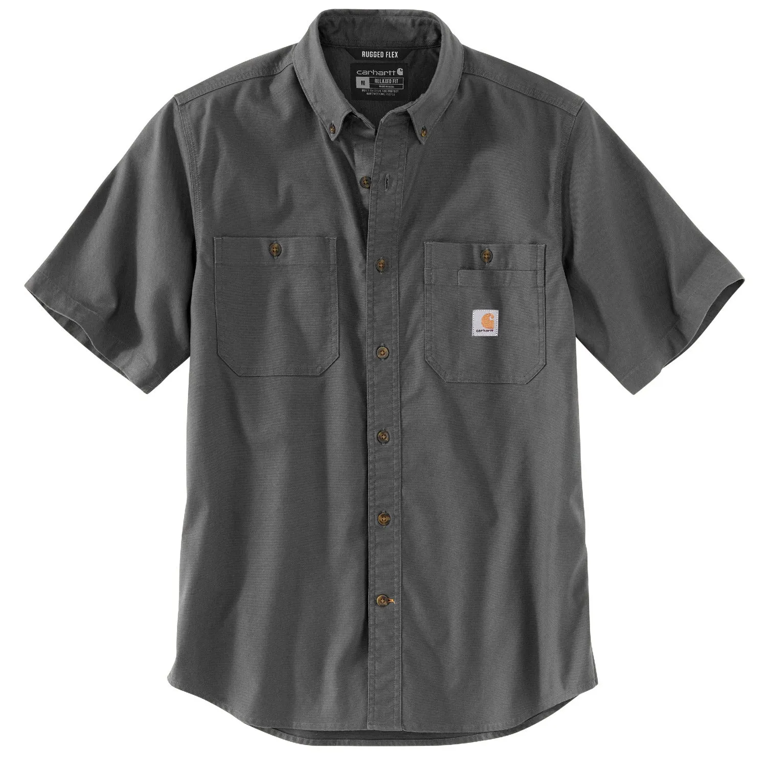 Carhartt Men's Rugged Flex® Relaxed Fit Midweight Canvas Work Shirt