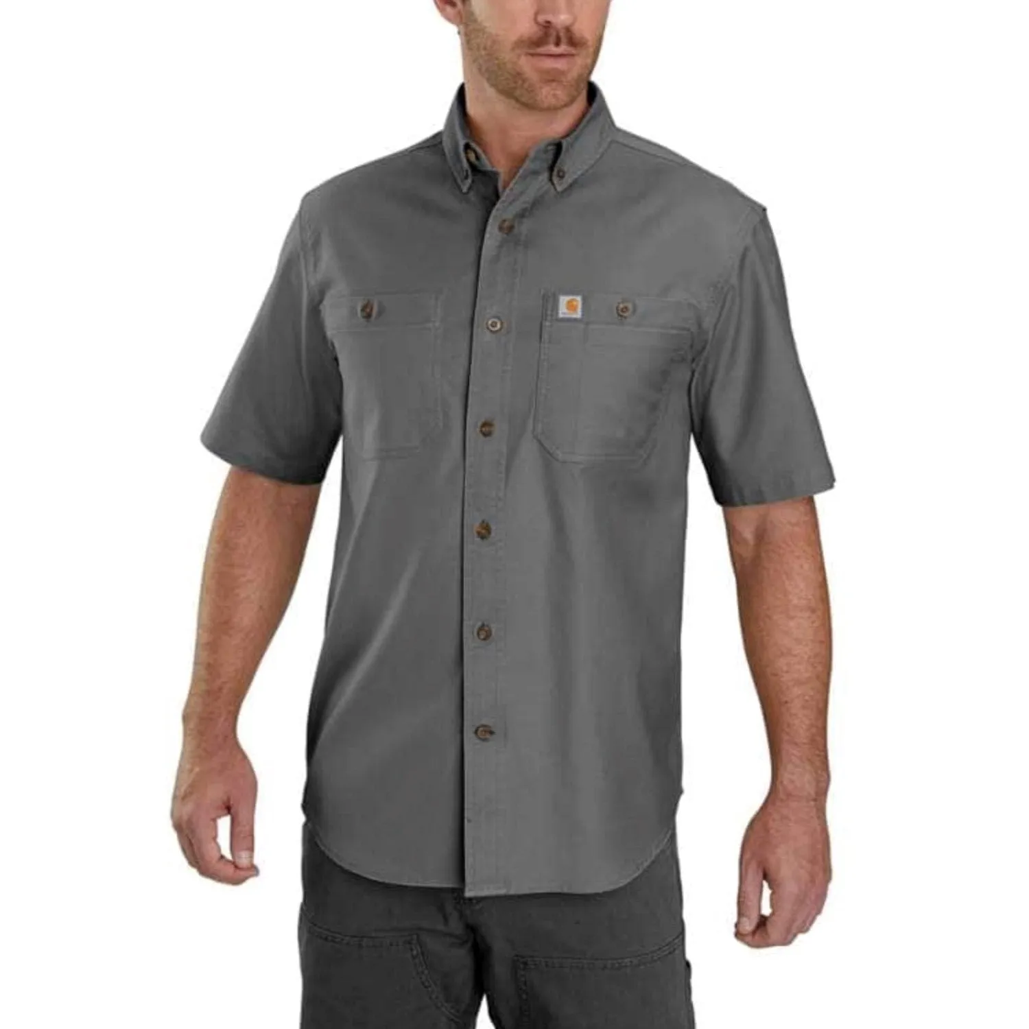 Carhartt Men's Rugged Flex® Relaxed Fit Midweight Canvas Work Shirt