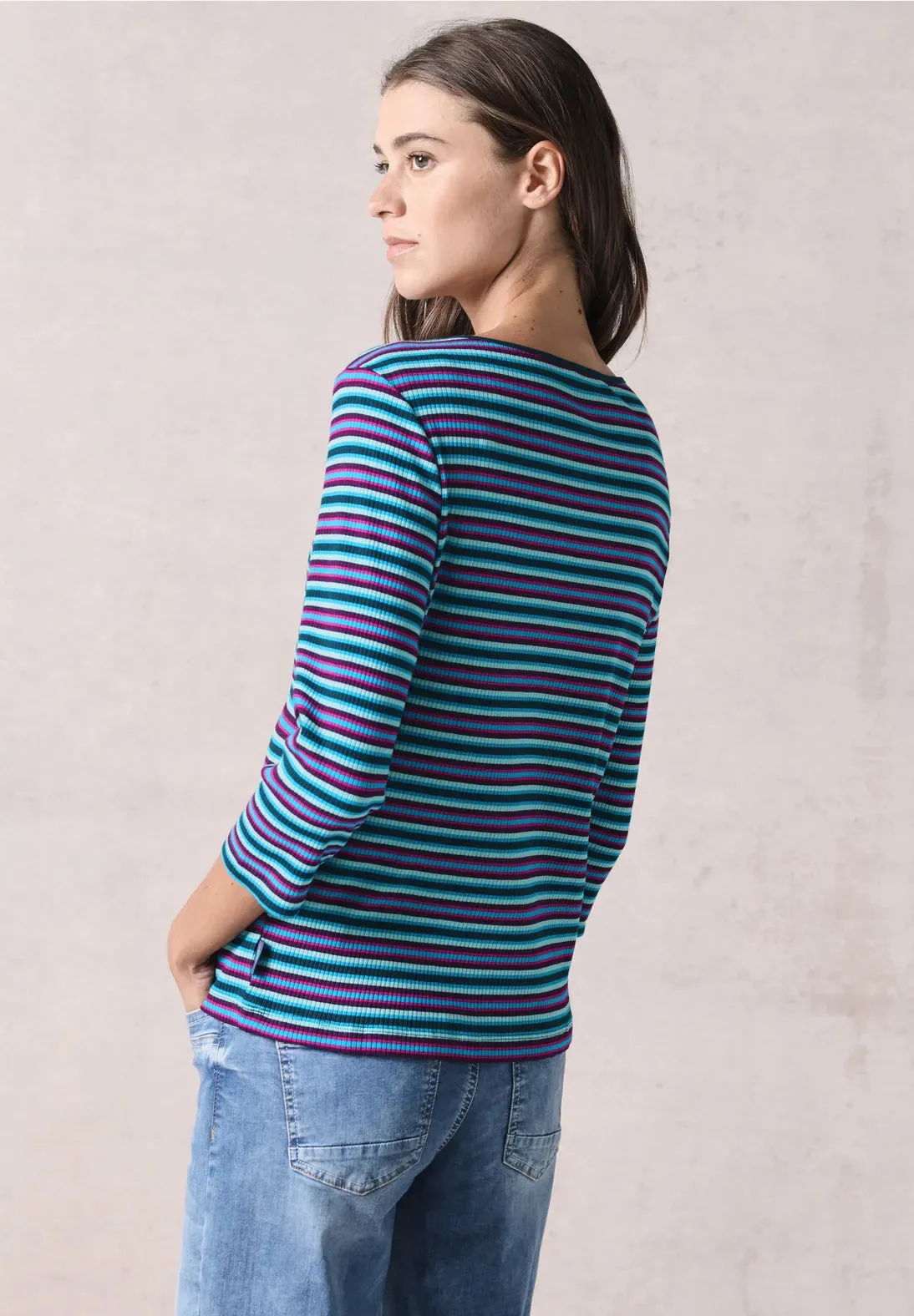 Cecil Cotton Ribbed Roundneck top 22074