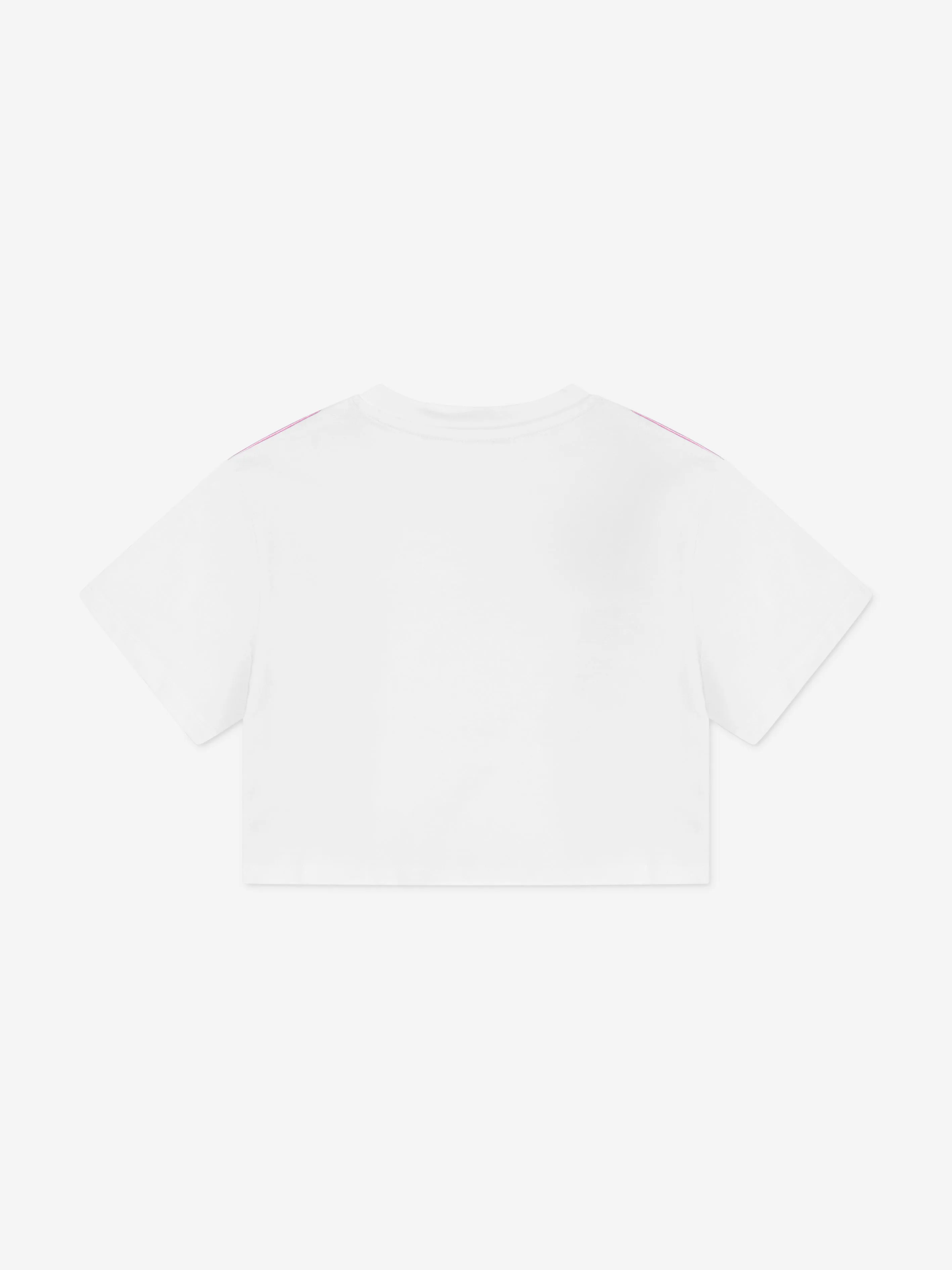 DKNY Girls Organic Cotton Logo T-Shirt in White