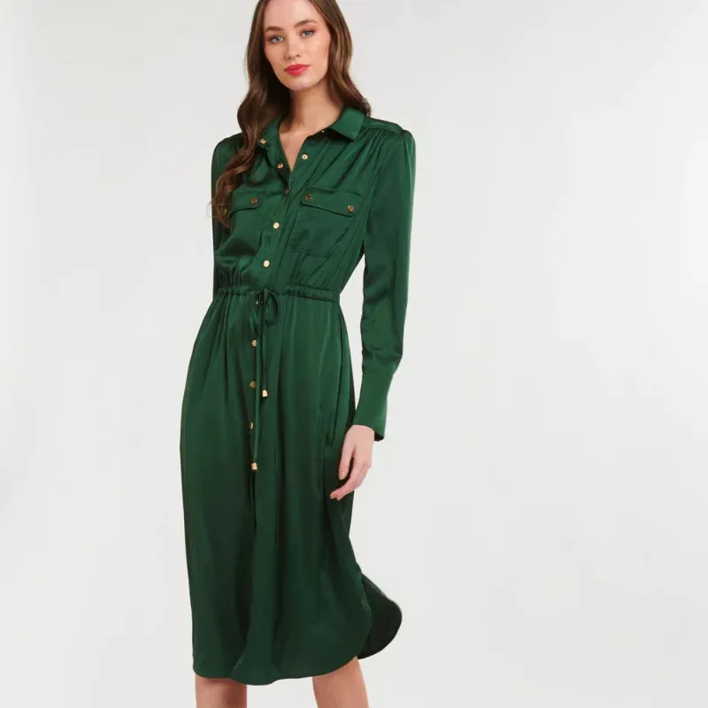 Emerson  Shirt Dress - Khaki