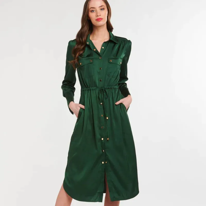 Emerson  Shirt Dress - Khaki