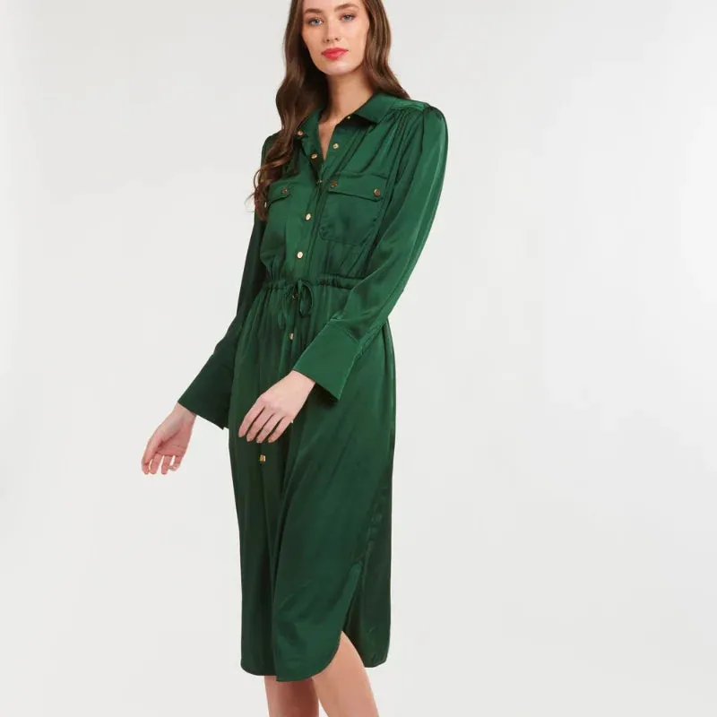 Emerson  Shirt Dress - Khaki