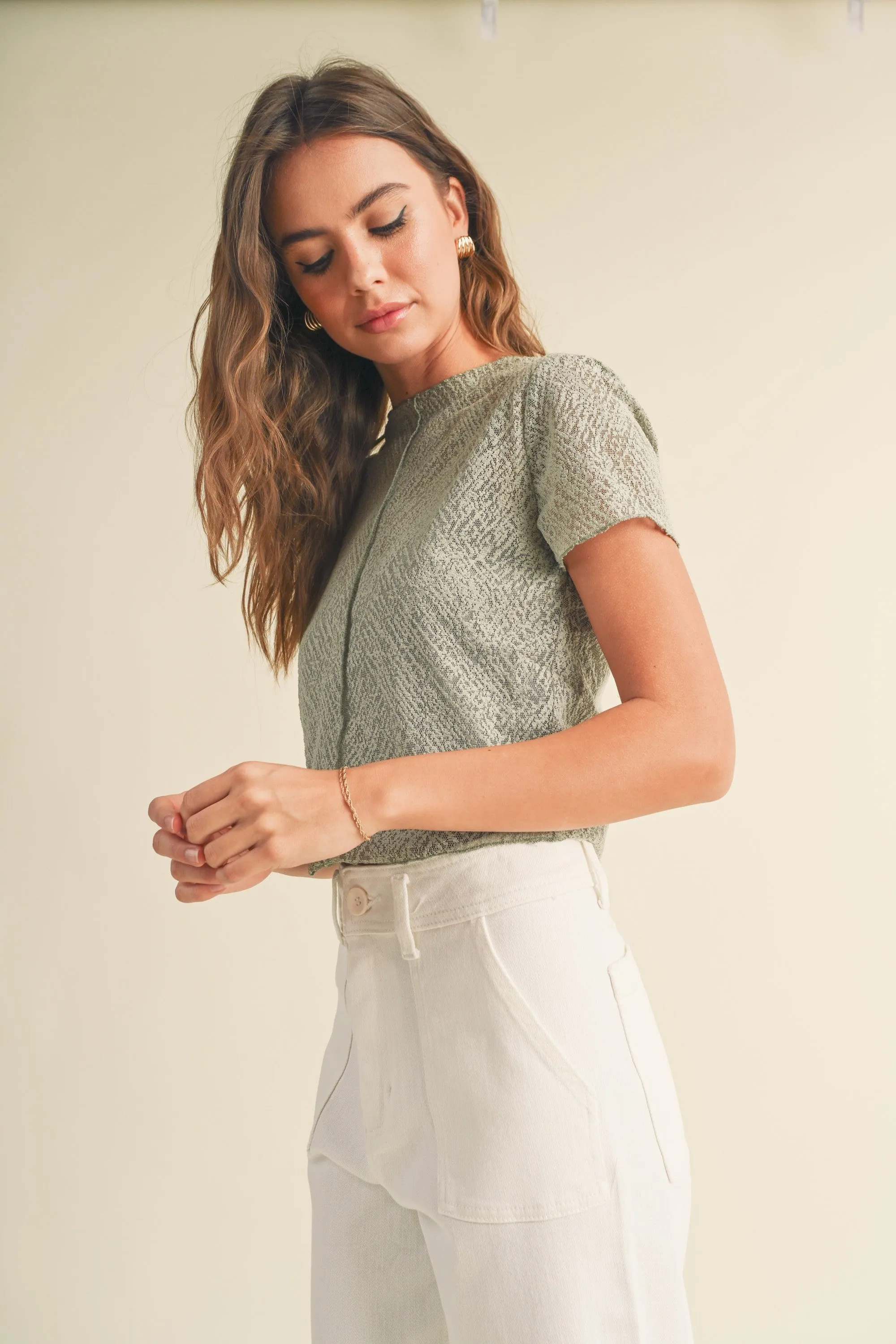 Estella Lace Tee