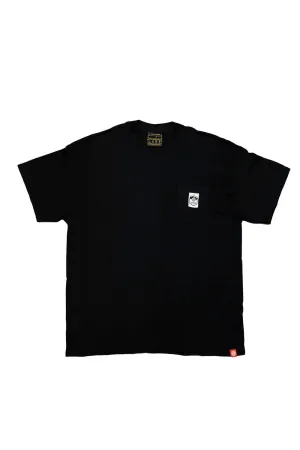 EUROWISE HARTT POCKET TSHIRT - BLACK