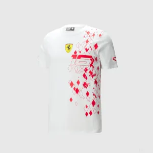 Ferrari Team Se Charles Leclerc Tee, White, 2023