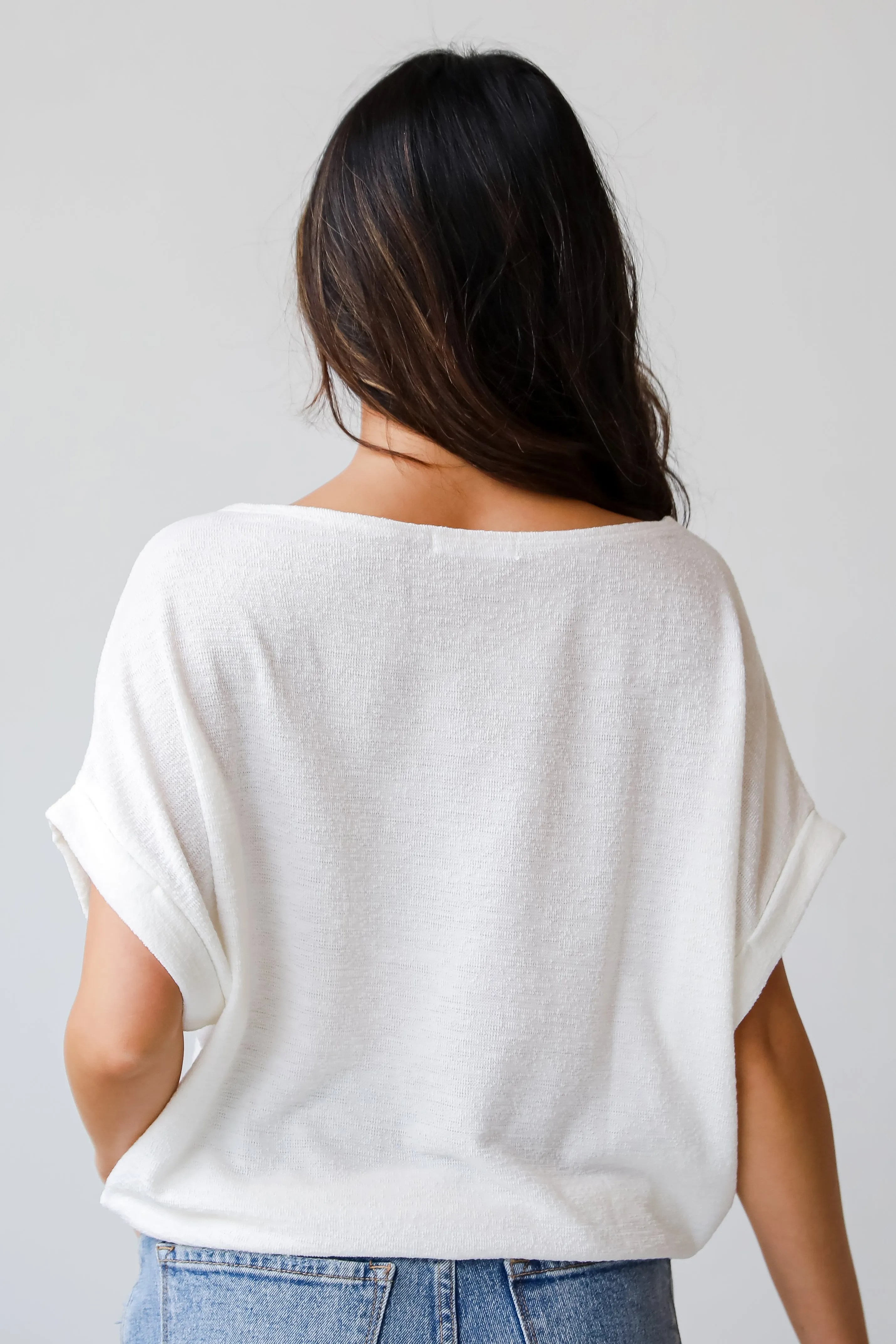 FINAL SALE - Sydney Knit Tee - DU DEAL