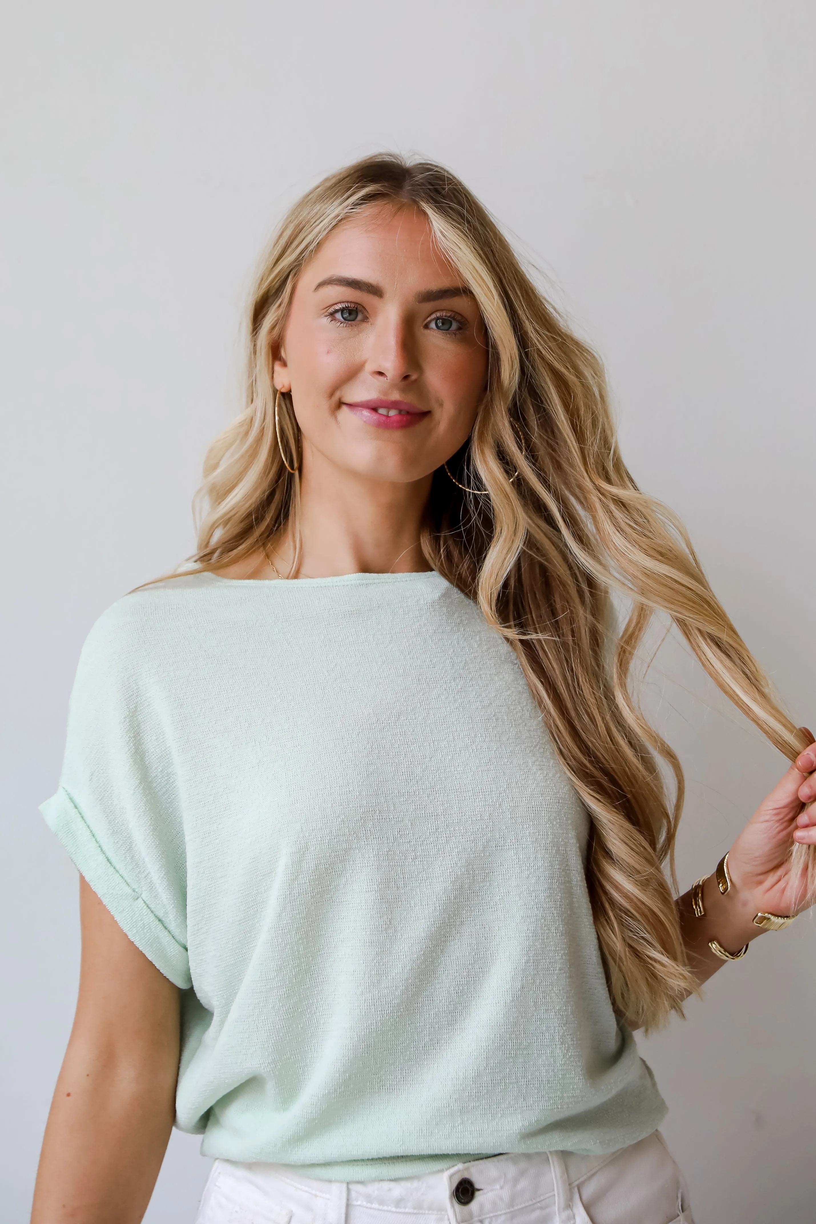 FINAL SALE - Sydney Knit Tee - DU DEAL