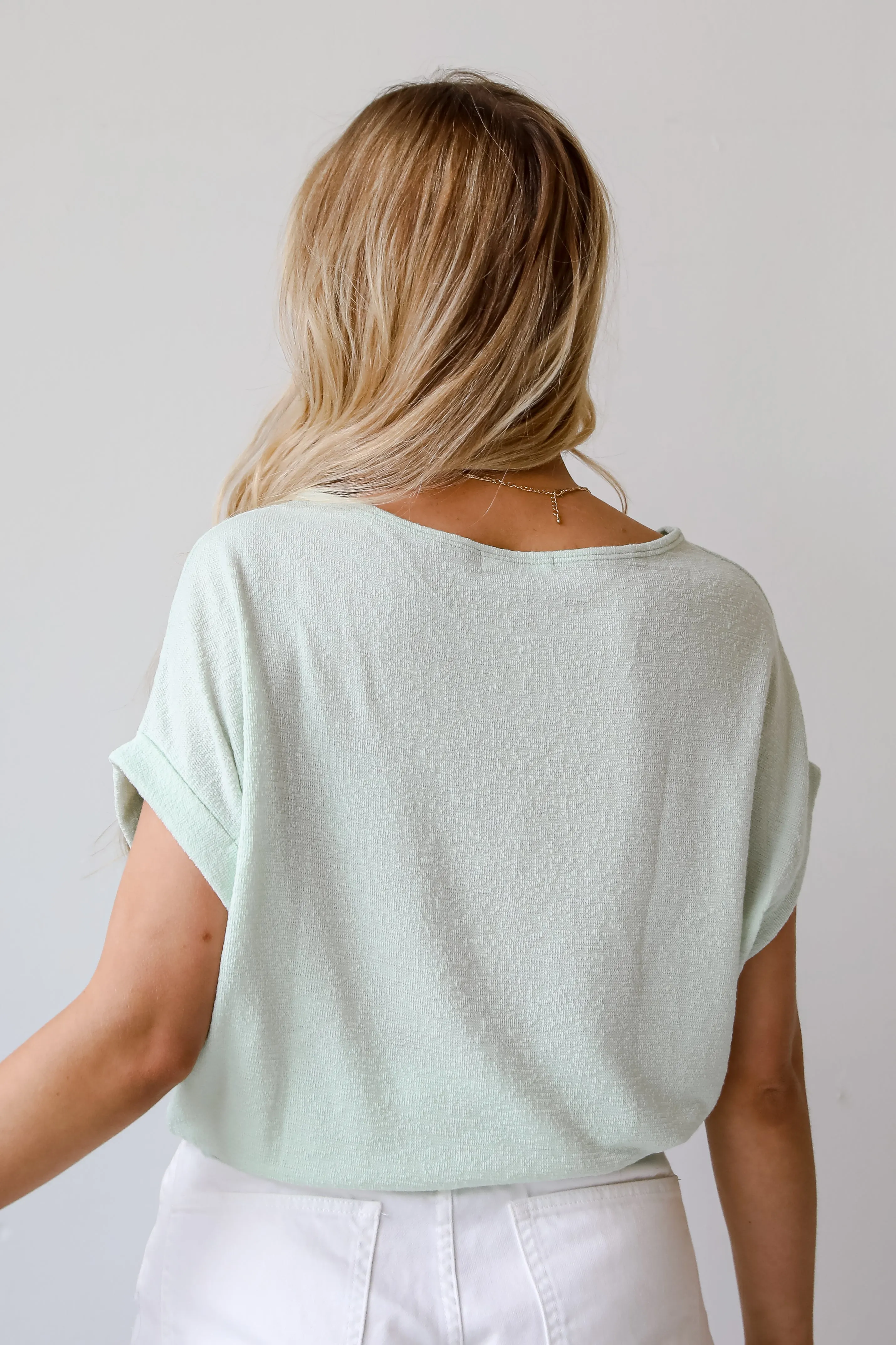 FINAL SALE - Sydney Knit Tee - DU DEAL