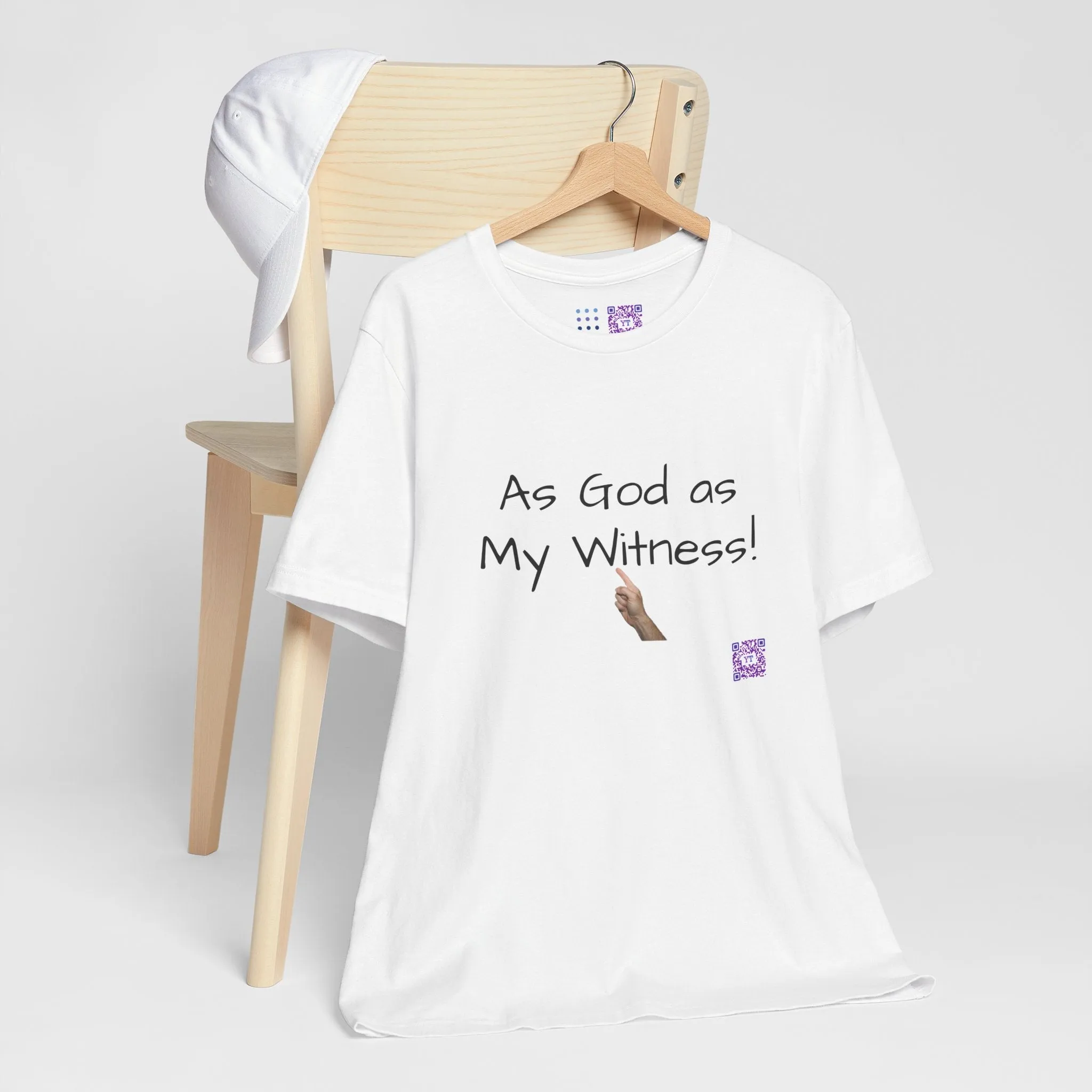 Funny Statement T-Shirt, As God as My Witness Shirt, Motivational Graphic Tee, Inspirational Quote Shirt, Religious Tee