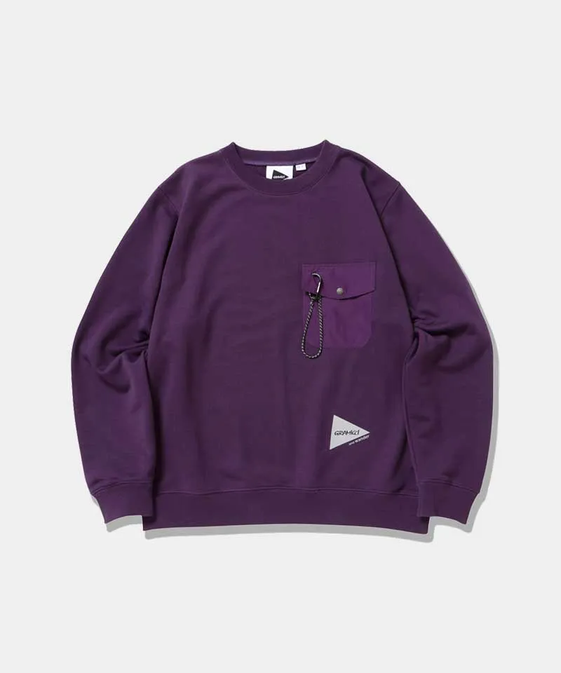 Gramicci x and wander Pocket Sweat Shirt