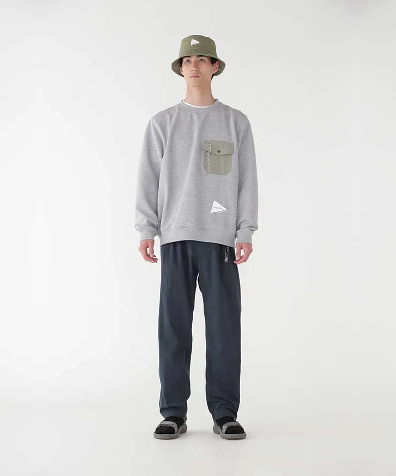 Gramicci x and wander Pocket Sweat Shirt