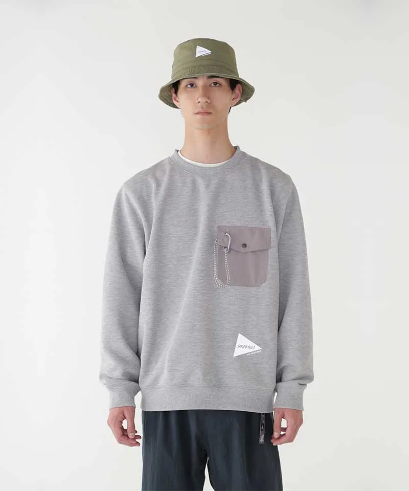 Gramicci x and wander Pocket Sweat Shirt