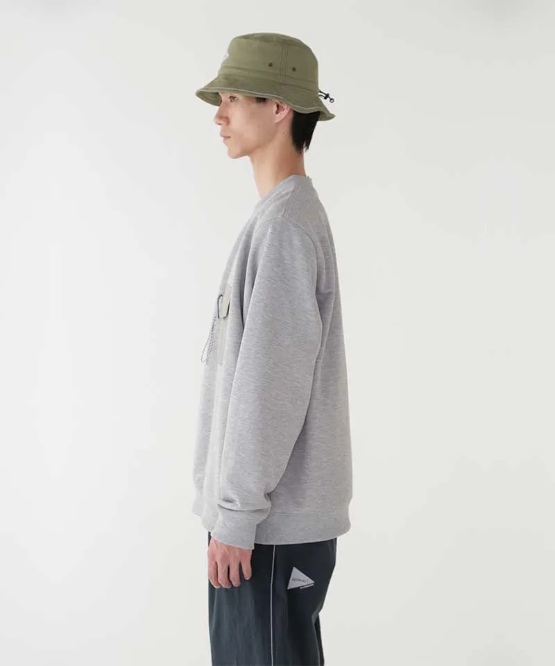 Gramicci x and wander Pocket Sweat Shirt