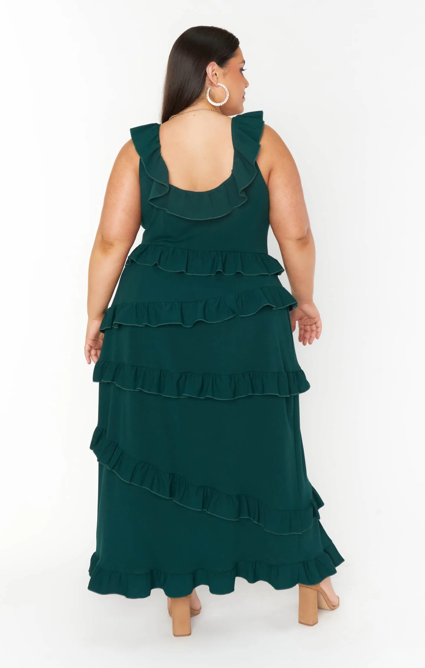 Greta Dress ~ Emerald Stretch