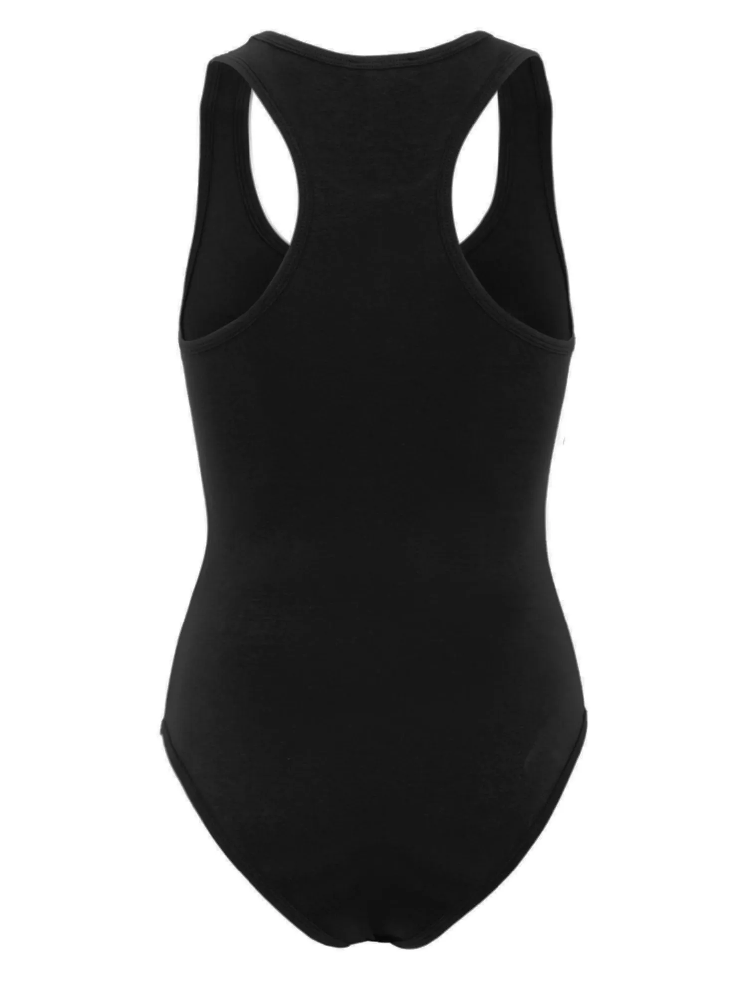 KOGMO Women's Cotton Racer Back Tank Bodysuit with Snap Button (S-XL)