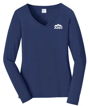 Ladies Favorite Long Sleeve V-Neck Tee - Team Colors