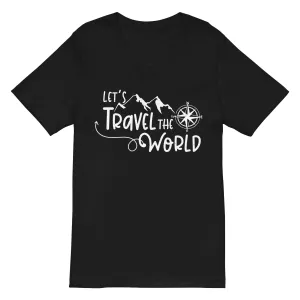 Lets travel the world - Herren V-Neck Shirt