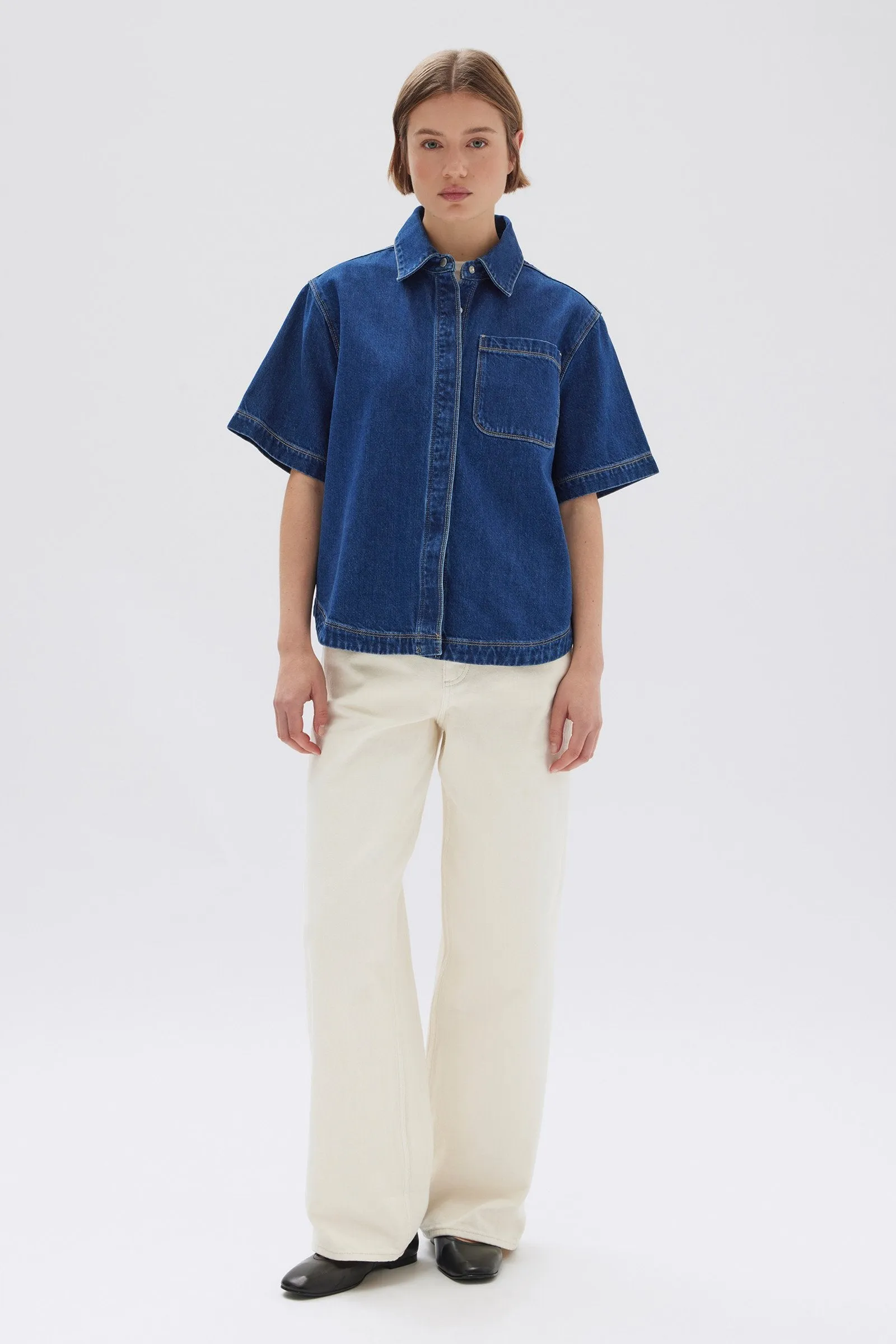 Marlow Boxy Denim Shirt