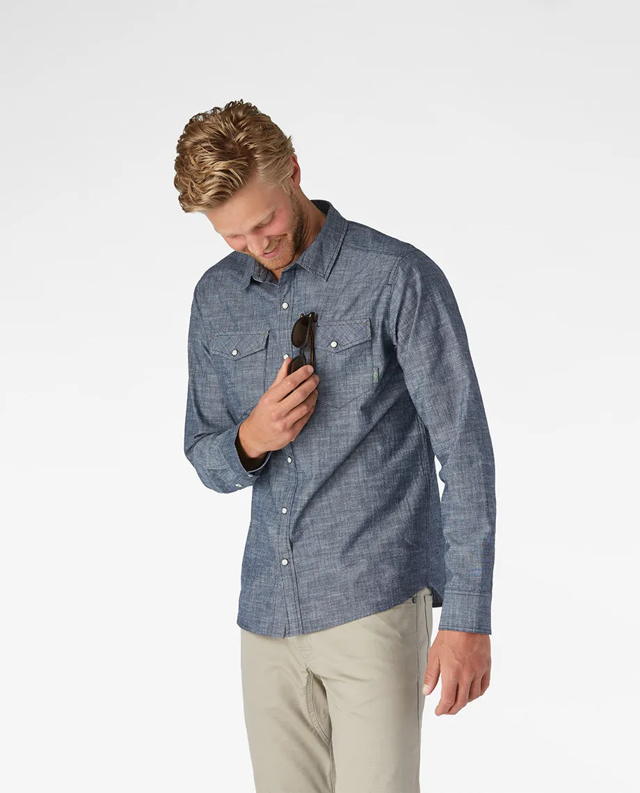 Men's Ashton Chambray Shirt-F2020