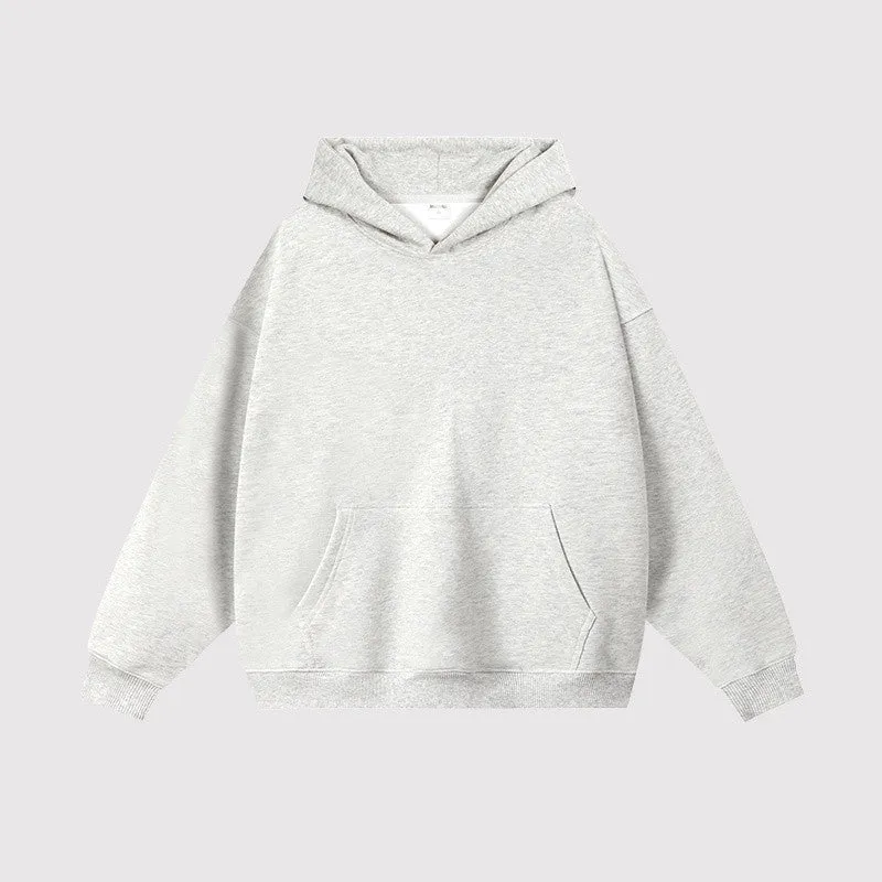 METAVERSMALL Autumn and winter new heavy trendy brand hooded sweater men's and women's casual loose and versatile couple's top hoodie jacket thickened