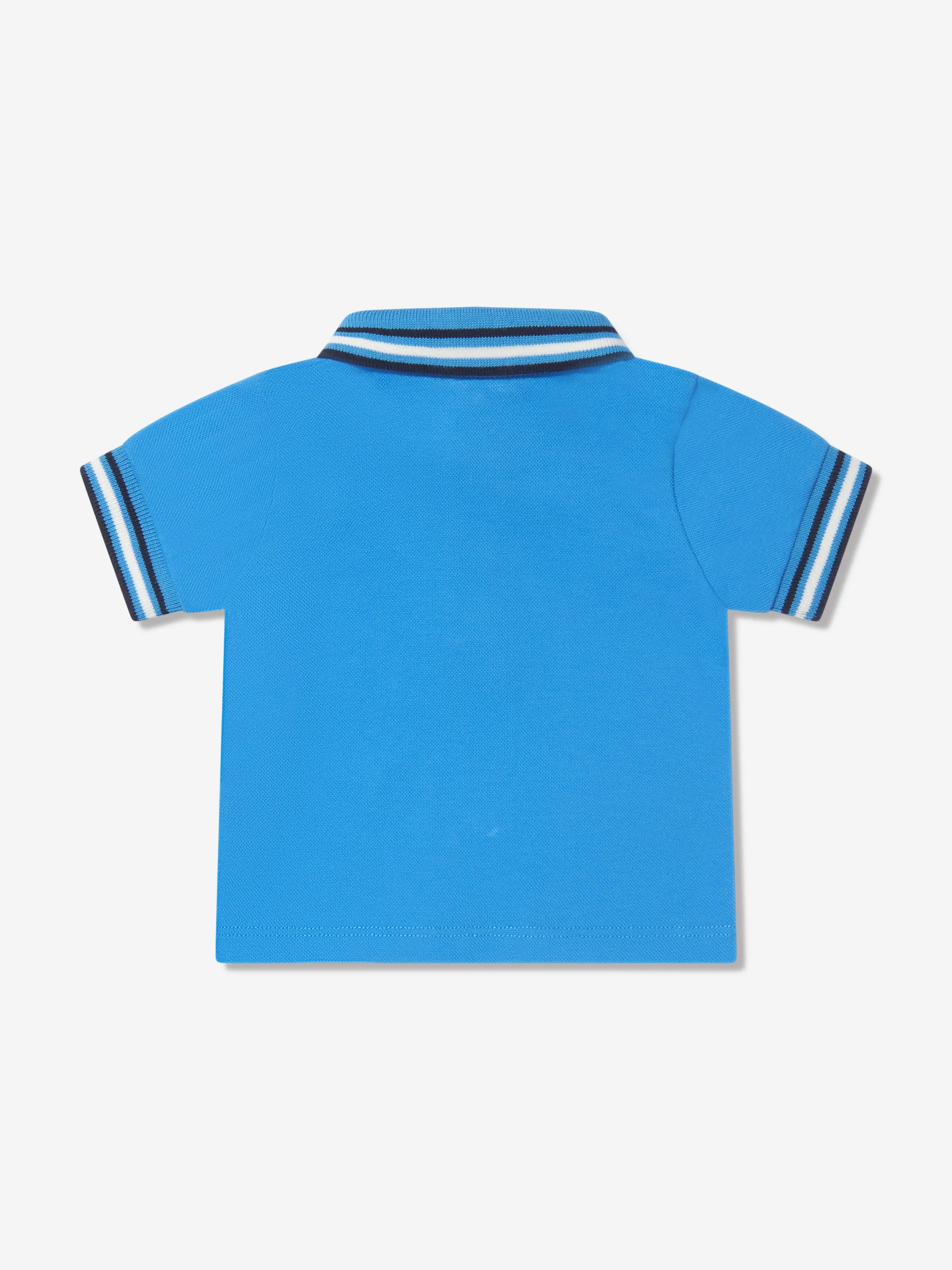 Moncler Enfant Baby Boys Logo Polo Shirt in Blue