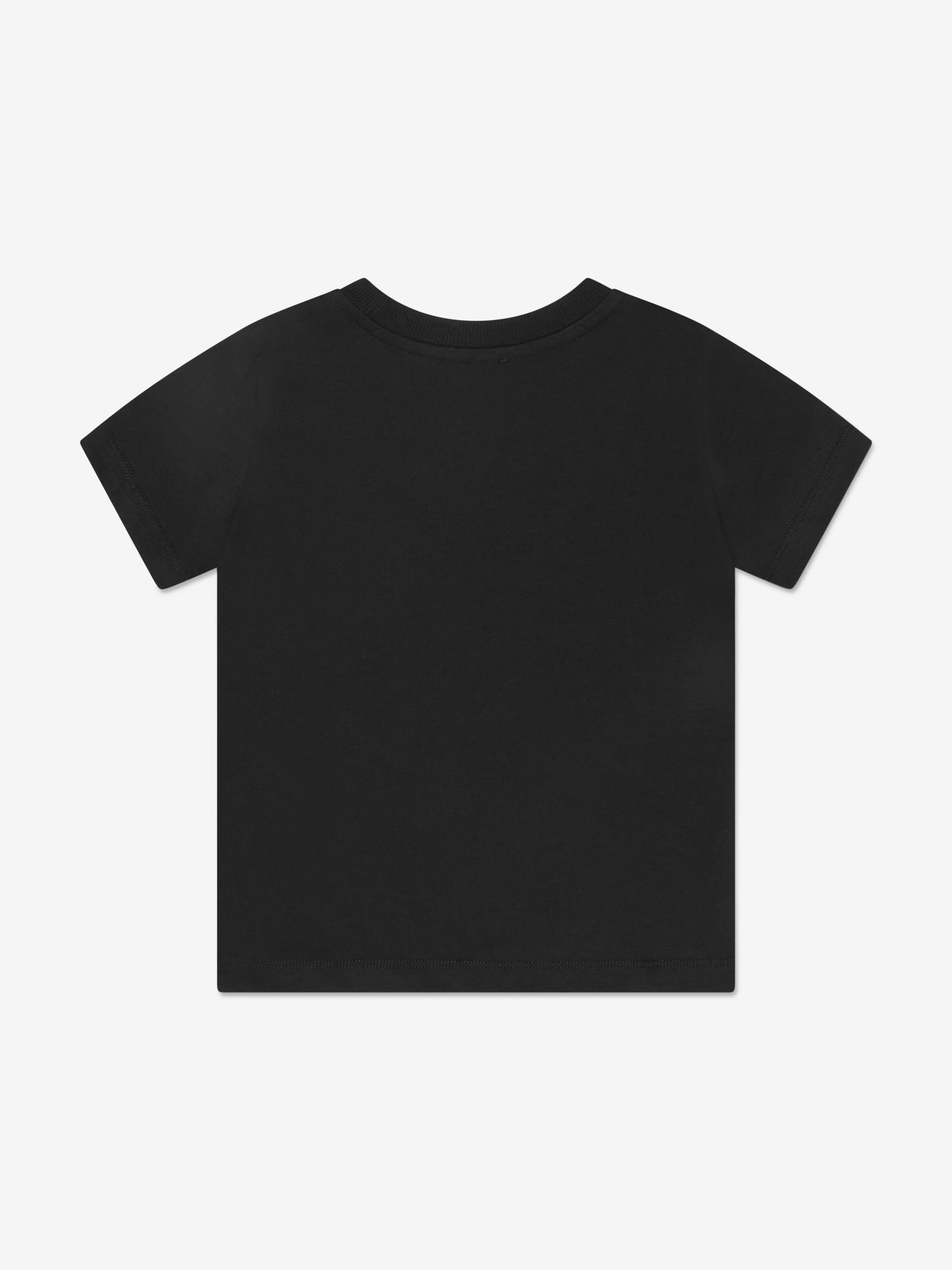 Moschino Kids Teddy Bear Logo T-Shirt in Black