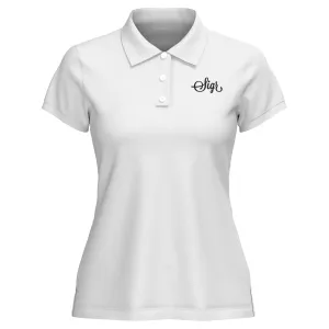 Pike Women's White Polo Shirt