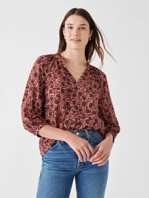 Portia Top in Montserrat Floral