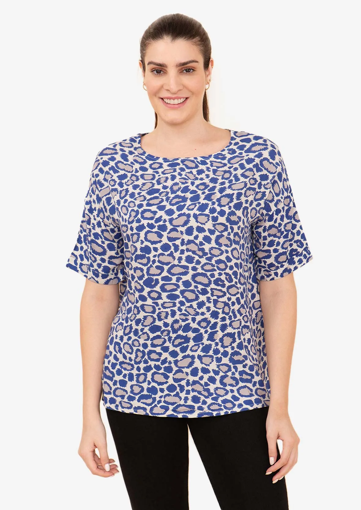 Short Sleeved Printed Top