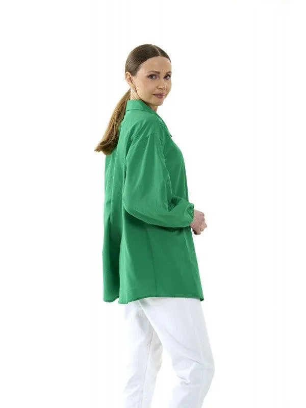 SIMPLE FASHION WOMEN'S LONG SHIRT - 5