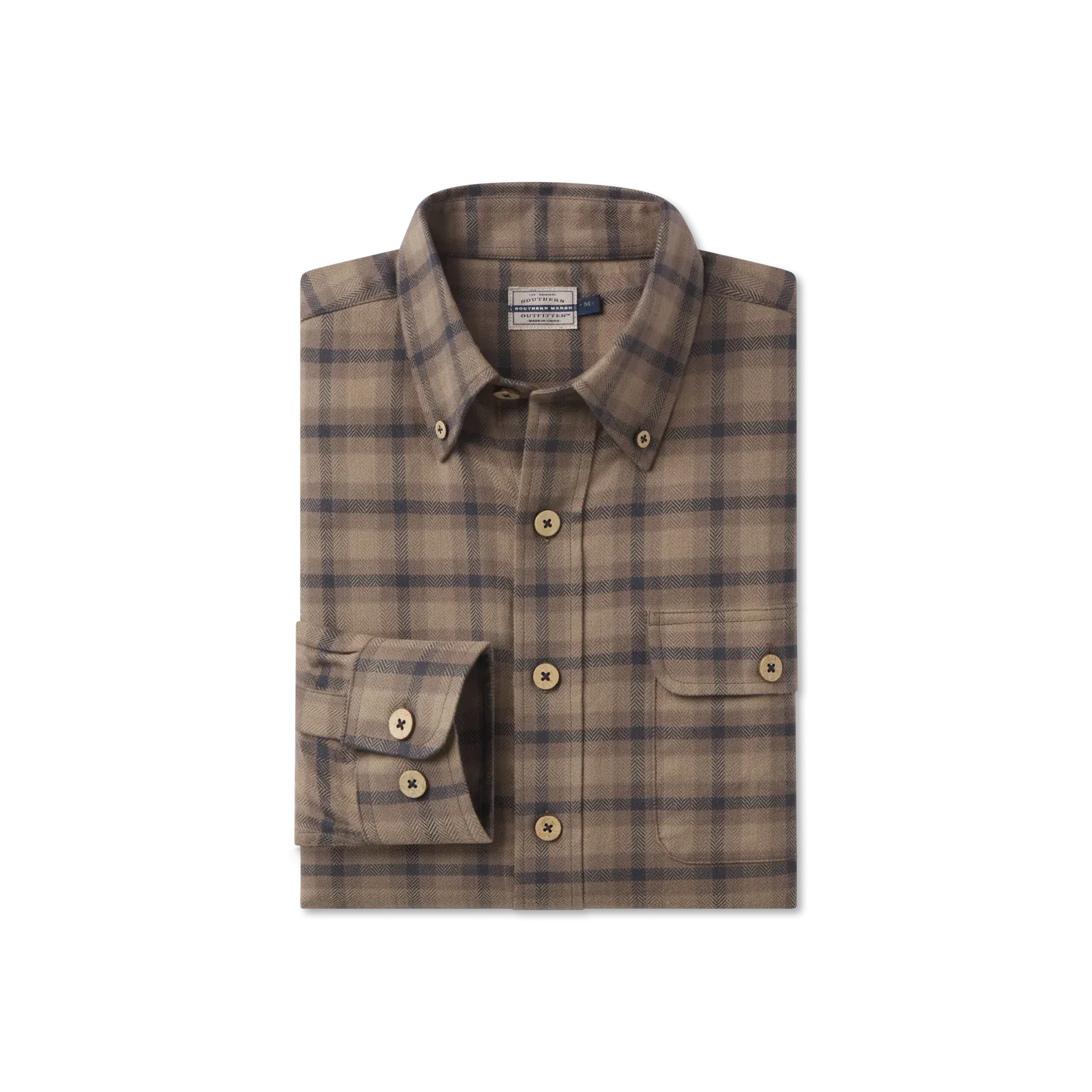 Southern Marsh Shackelford Herringbone Flannel