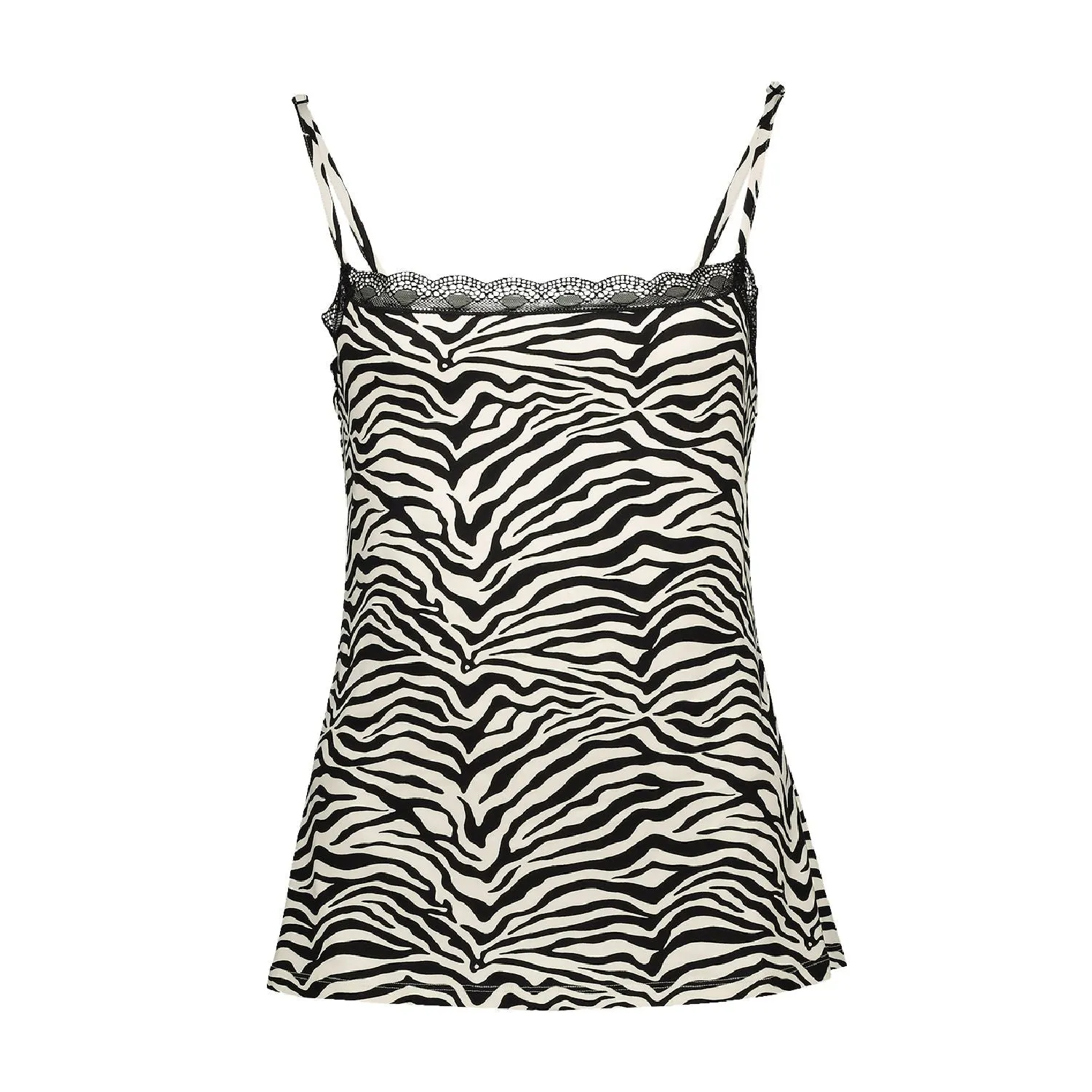 Strappy Top | Super Soft Viscose | Zebra